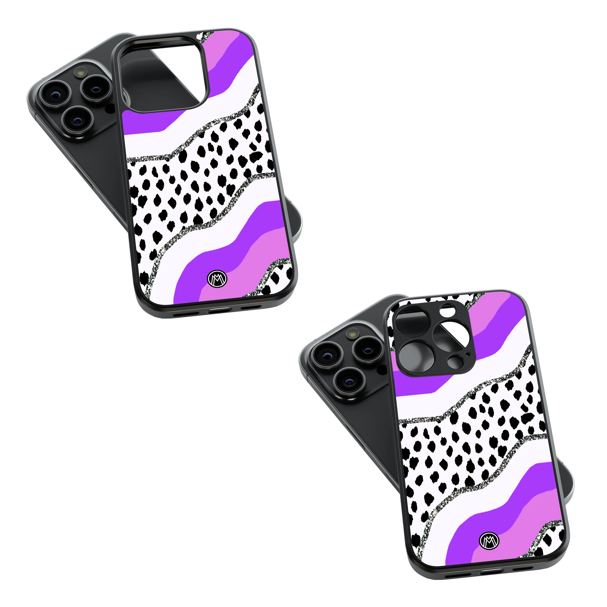 Trendy Glass Back Mobile Case for iPhone, Samsung, Redmi, OnePlus, Google Pixel, Motorola