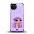 purple chic powerpuff girls back phone cover | glass case for iphone 13