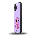 purple chic powerpuff girls back phone cover | glass case for iphone 16