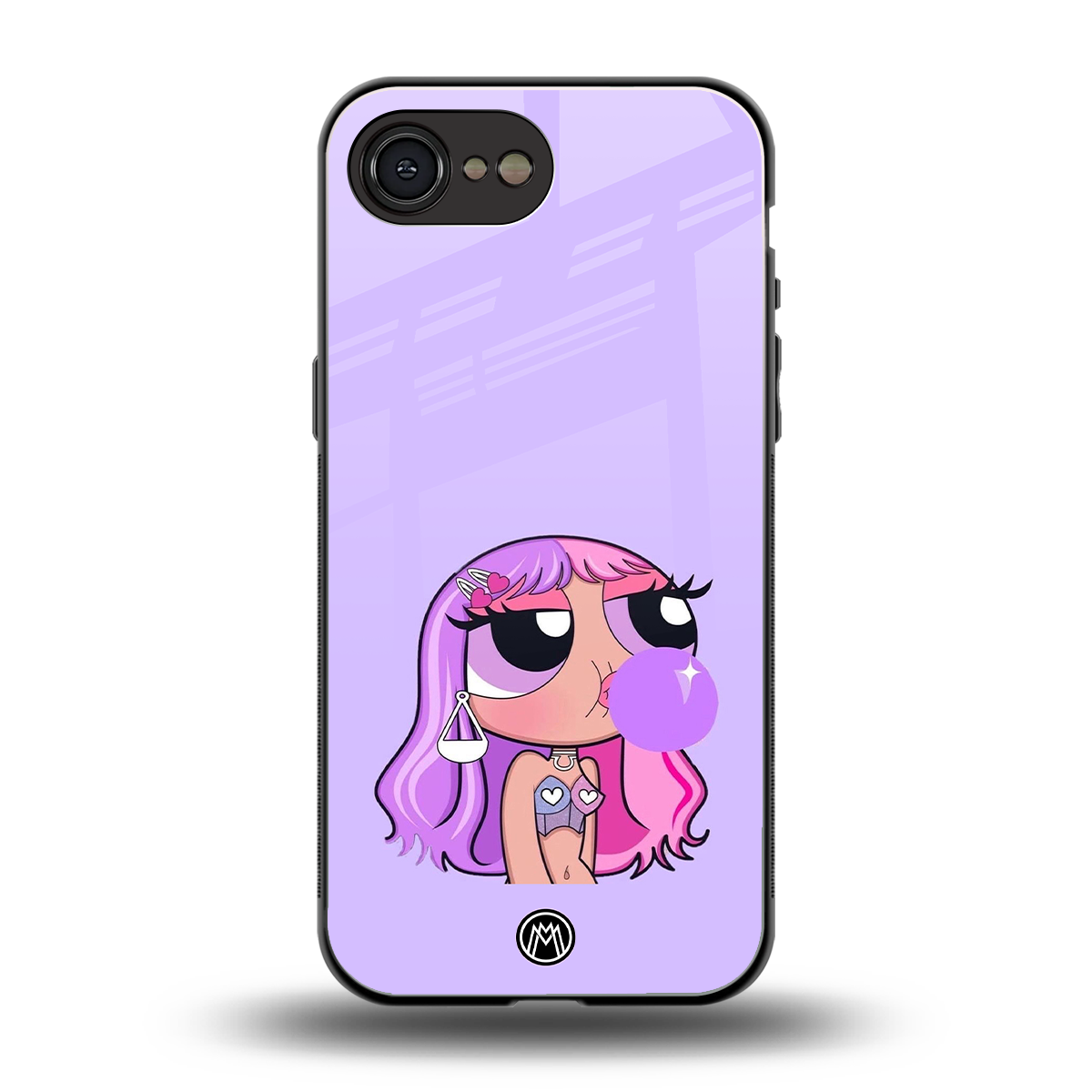 purple chic powerpuff girls back phone cover | glass case for iphone 16e