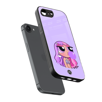 purple chic powerpuff girls back phone cover | glass case for iphone 16e