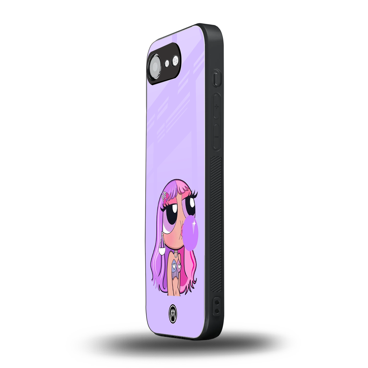 purple chic powerpuff girls back phone cover | glass case for iphone 16e
