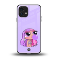 purple chic powerpuff girls back phone cover | glass case for nothing phone 1