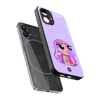 purple chic powerpuff girls back phone cover | glass case for nothing phone 1