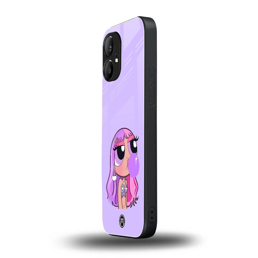 purple chic powerpuff girls back phone cover | glass case for nothing phone 1