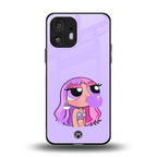 purple chic powerpuff girls back phone cover | glass case for nothing phone 2