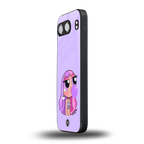 purple chic powerpuff girls back phone cover | glass case for oneplus nord 4