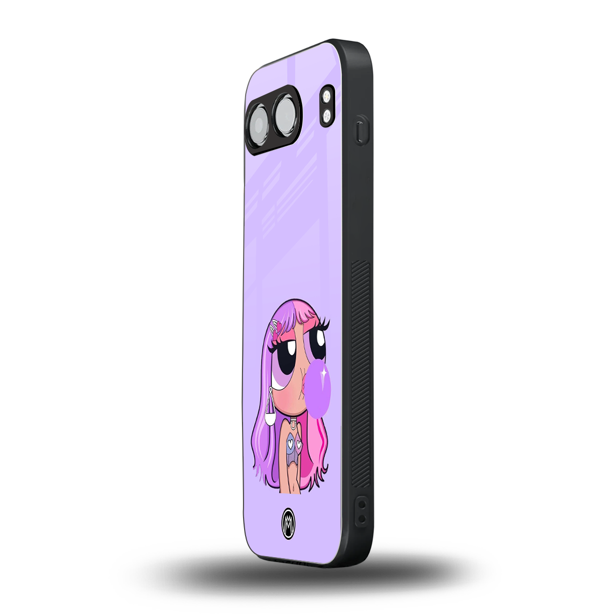 purple chic powerpuff girls back phone cover | glass case for oneplus nord 4
