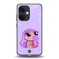purple chic powerpuff girls back phone cover | glass case for oneplus nord ce 3