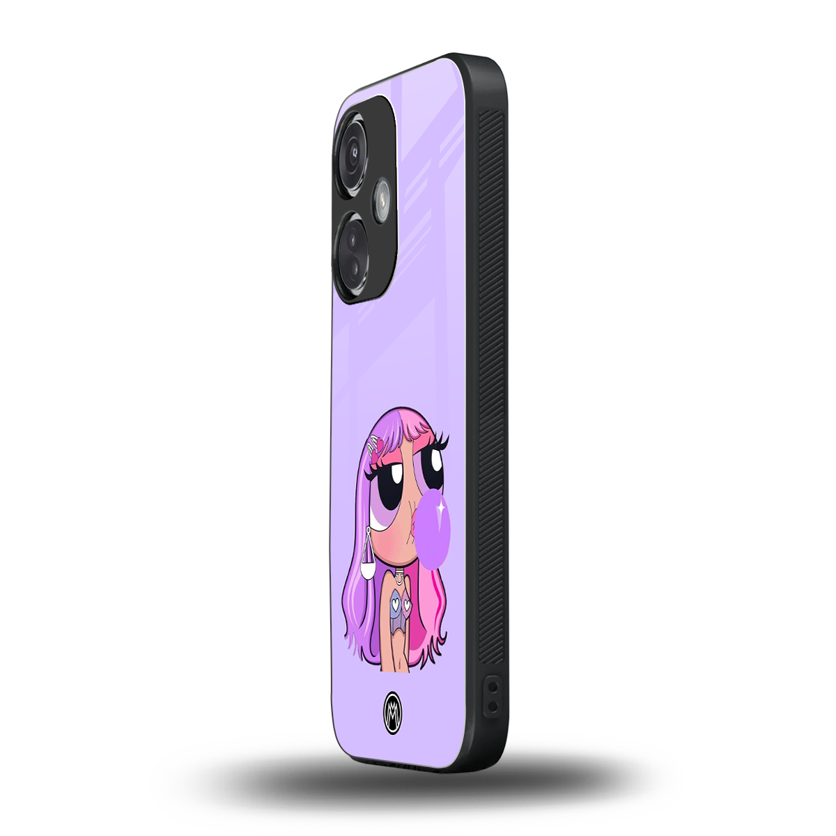 purple chic powerpuff girls back phone cover | glass case for oneplus nord ce 3