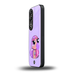 purple chic powerpuff girls back phone cover | glass case for oneplus nord ce 4
