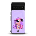 purple chic powerpuff girls back phone cover | glass case for google pixel 6 pro