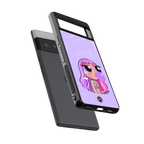 purple chic powerpuff girls back phone cover | glass case for google pixel 6 pro
