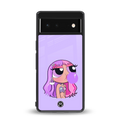 purple chic powerpuff girls back phone cover | glass case for Google Pixel 6A