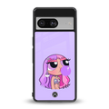 purple chic powerpuff girls back phone cover | glass case for Google Pixel 8