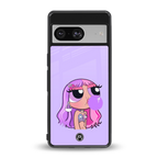 purple chic powerpuff girls back phone cover | glass case for Google Pixel 8