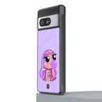 purple chic powerpuff girls back phone cover | glass case for Google Pixel 8