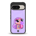 purple chic powerpuff girls back phone cover | glass case for google pixel 9