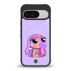 purple chic powerpuff girls back phone cover | glass case for google pixel 9