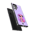 purple chic powerpuff girls back phone cover | glass case for samsung galaxy s23 ultra