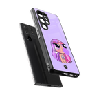 purple chic powerpuff girls back phone cover | glass case for samsung galaxy s25 ultra