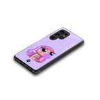 purple chic powerpuff girls back phone cover | glass case for samsung galaxy s25 ultra