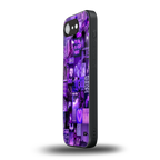 purple collage aesthetic back phone cover | glass case for iphone 16e