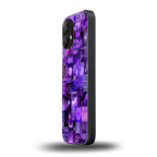 purple collage aesthetic back phone cover | glass case for nothing phone 2