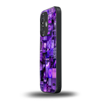 purple collage aesthetic back phone cover | glass case for oneplus nord ce 3