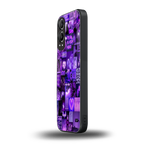 purple collage aesthetic back phone cover | glass case for oneplus nord ce 4 lite