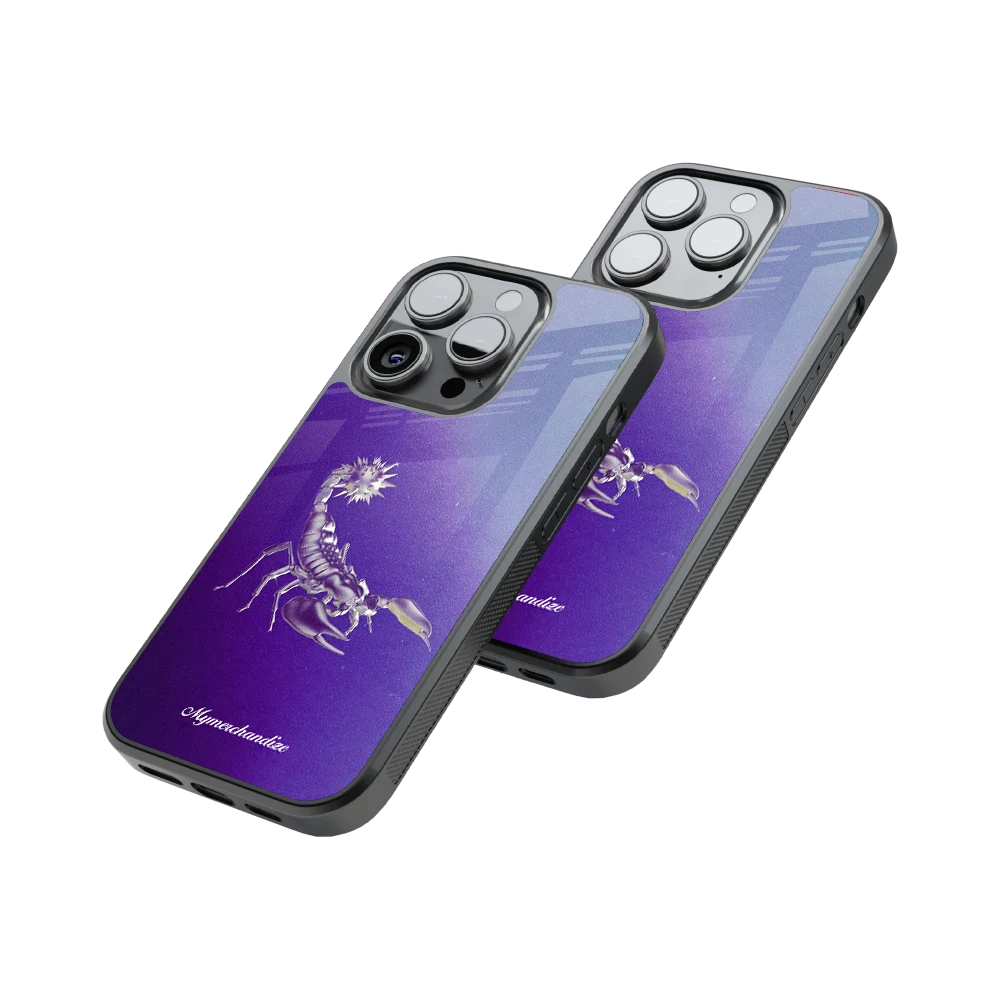 Protective Glass Back Phone Case Compatible with iPhone, Samsung, OnePlus, Pixel & More