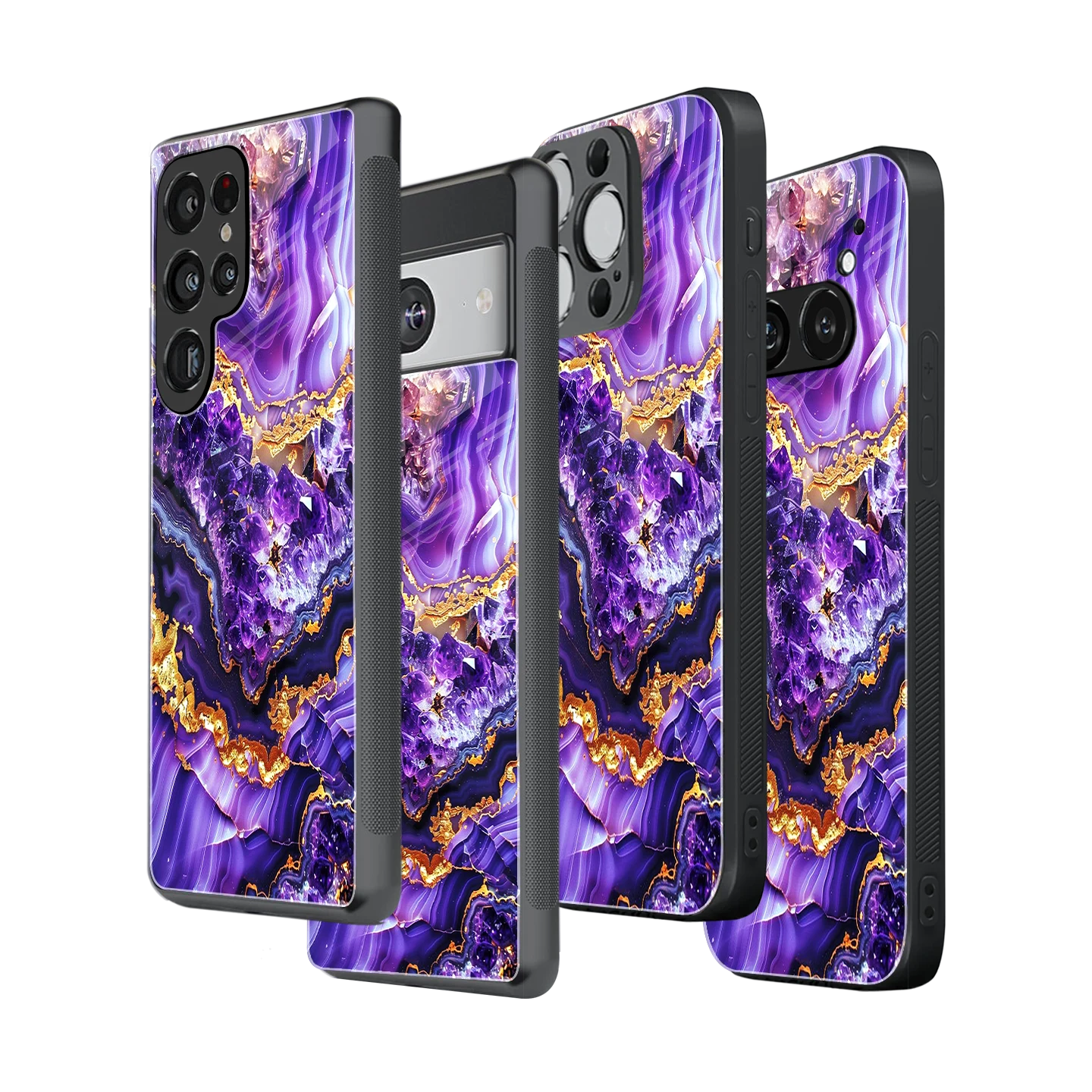 Stylish Glass Back Case for All Smartphones iPhone, Samsung, OnePlus, Pixel, Redmi, Oppo, Vivo, Motorola