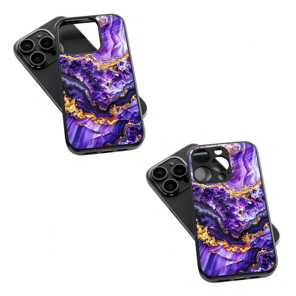 Trendy Glass Back Mobile Case for iPhone, Samsung, Redmi, OnePlus, Google Pixel, Motorola