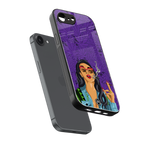 purple smoke back phone cover | glass case for iphone 16e