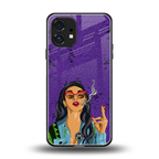 purple smoke back phone cover | glass case for nothing phone 1