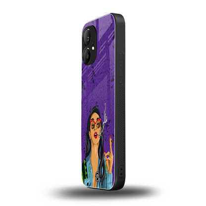 purple smoke back phone cover | glass case for nothing phone 1