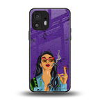 purple smoke back phone cover | glass case for nothing phone 2