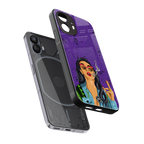purple smoke back phone cover | glass case for nothing phone 2