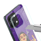 purple smoke back phone cover | glass case for oneplus nord 3