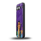 purple smoke back phone cover | glass case for oneplus nord 4