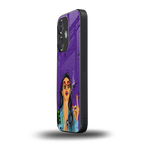 purple smoke back phone cover | glass case for oneplus nord ce 3