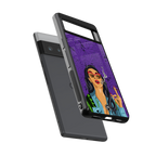 purple smoke back phone cover | glass case for google pixel 6 pro