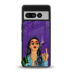 purple smoke back phone cover | glass case for google pixel 7 pro
