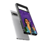 purple smoke back phone cover | glass case for google pixel 7 pro