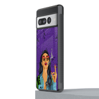 purple smoke back phone cover | glass case for google pixel 7 pro