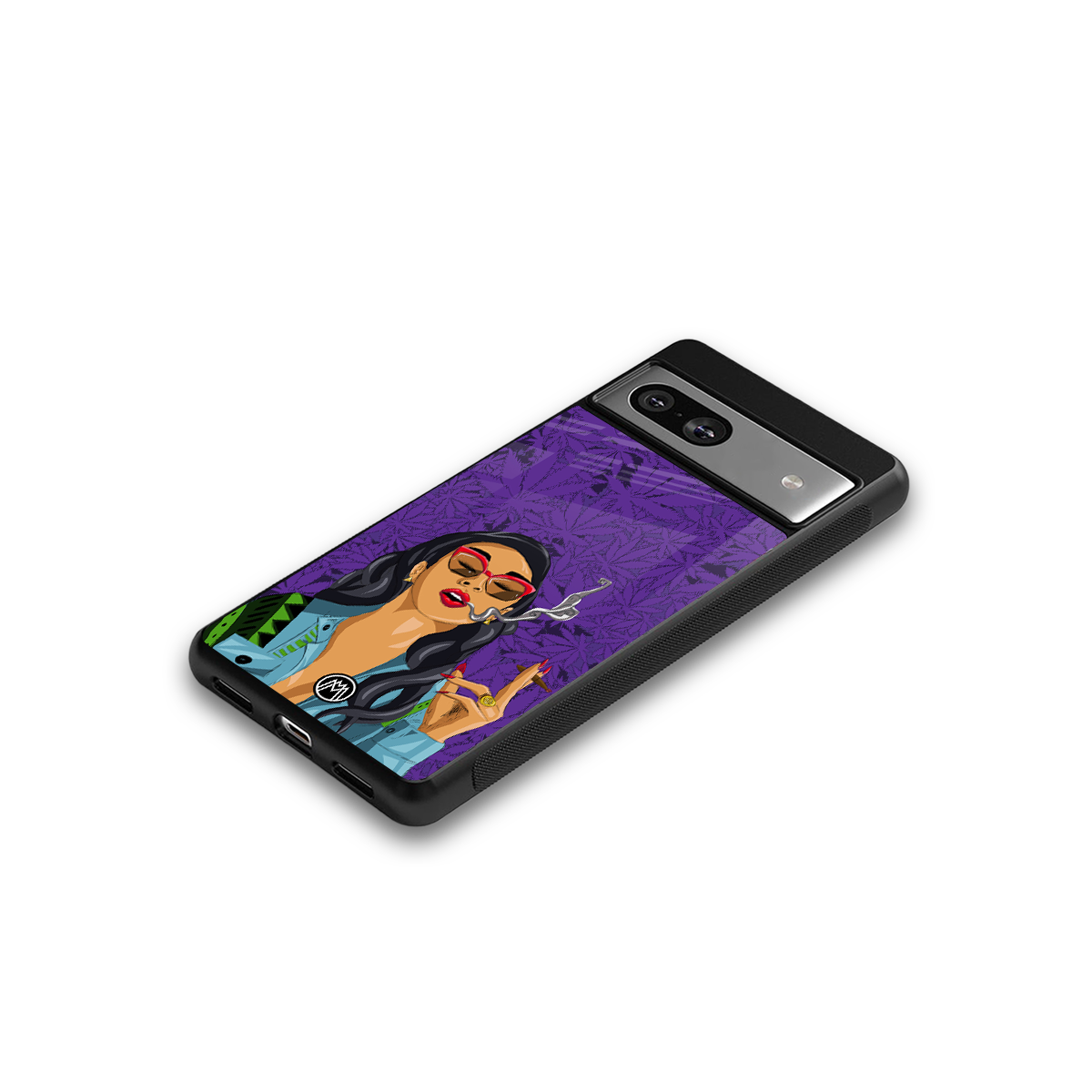 purple smoke back phone cover | glass case for Google Pixel 7