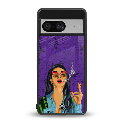purple smoke back phone cover | glass case for Google Pixel 8