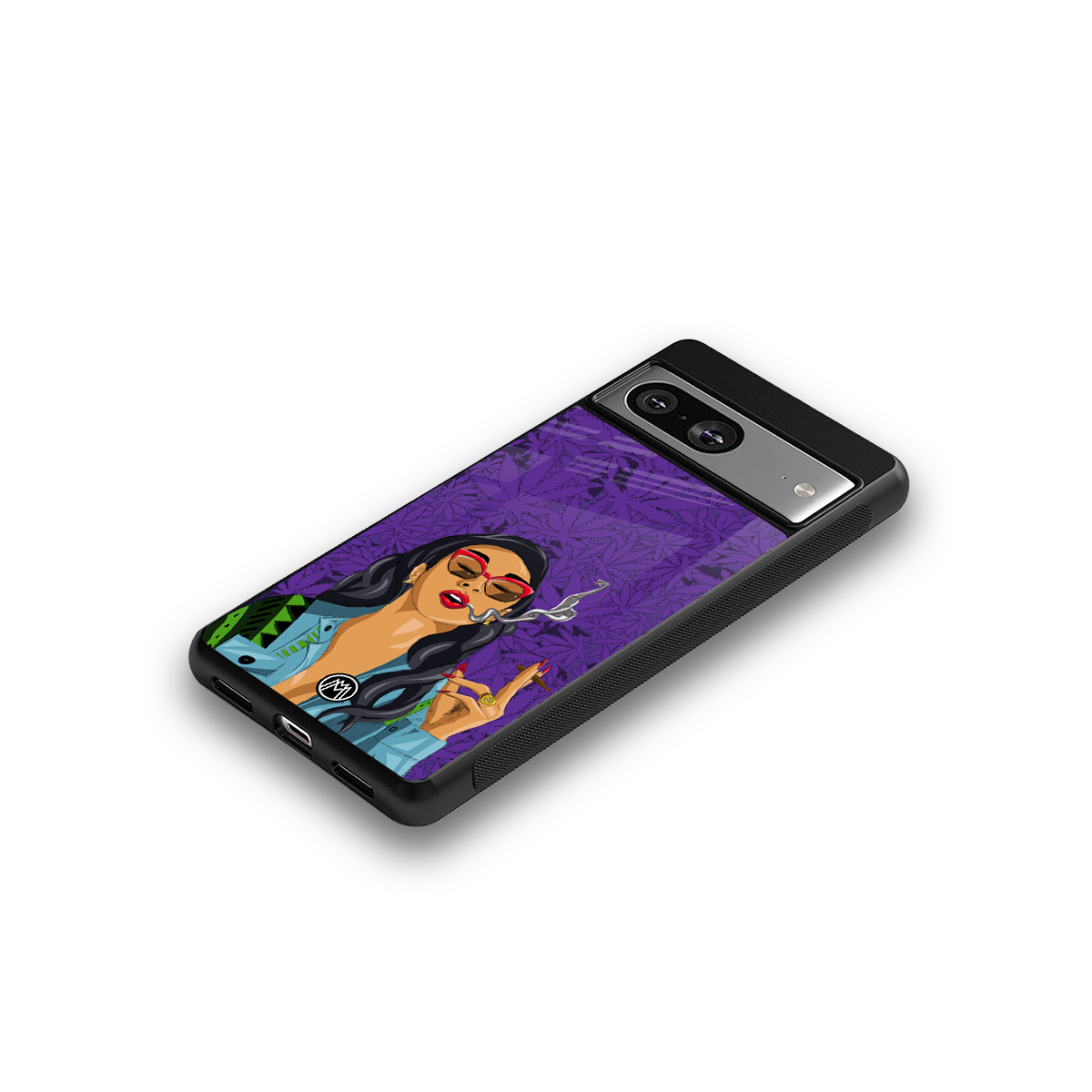 purple smoke back phone cover | glass case for Google Pixel 8