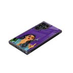 purple smoke back phone cover | glass case for samsung galaxy s23 ultra