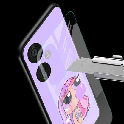 Purple Chic Powerpuff Girls Phone Cover | Glass Case